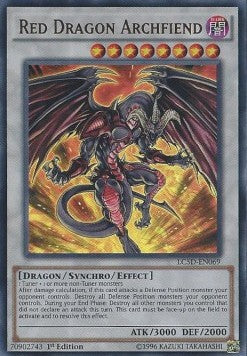 Rotdrachen-Erzunterweltler (V.2) LC5D-069 Ultra Rare Excellent Deutsch 1. Auflage