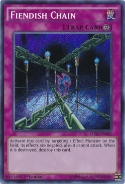 Teuflische Kette LC5D-082 Secret Rare Excellent Deutsch 1. Auflage