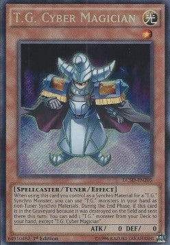 T.G. Cybermagier LC5D-205 Secret Rare Excellent Deutsch 1. Auflage