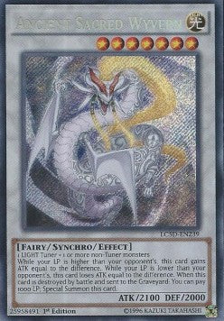 Antiker Heiliger Lindwurm LC5D-239 Secret Rare Excellent Deutsch 1. Auflage