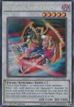 Stygische Unteroffiziere LC5D-243 Secret Rare Light Played Deutsch 1. Auflage