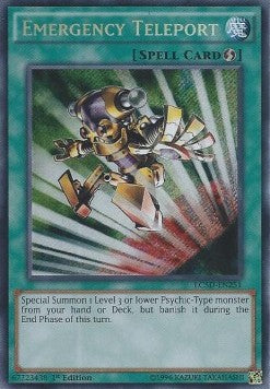 Notfallteleport LC5D-251 Secret Rare Excellent Deutsch 1. Auflage