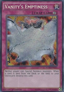 Leere der Eitelkeit LC5D-253 Secret Rare Light Played Deutsch 1. Auflage