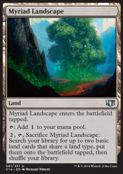 Mannigfaltige Landschaft C14-61 Uncommon Played Englisch