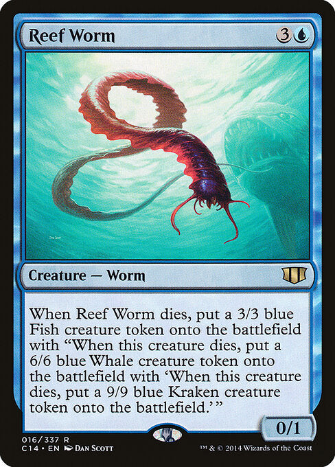 Reef Worm C14-16 Rare Excellent Englisch