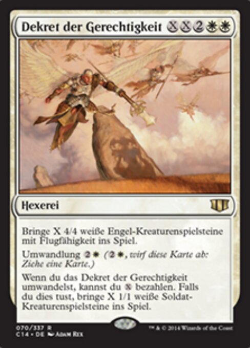 Dekret der Gerechtigkeit C14-70 Rare Excellent Deutsch
