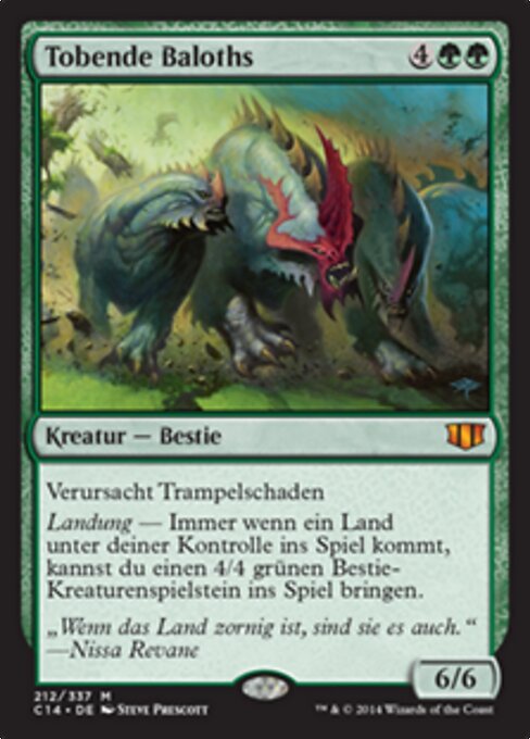 Tobende Baloths C14-212 Mythic Light Played Deutsch