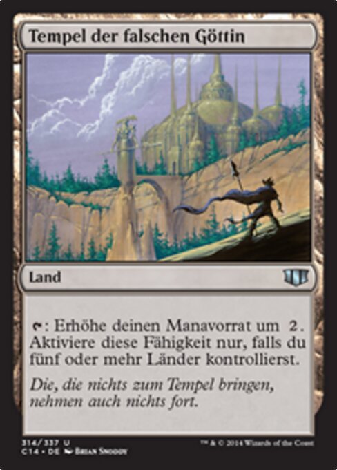 Tempel der falschen Göttin C14-314 Uncommon Excellent Deutsch