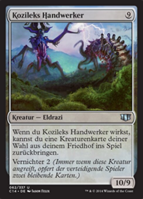 Kozileks Handwerker C14-62 Uncommon Excellent Deutsch