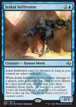 Jeskai-Infiltratorin FRF-36 Rare Excellent Deutsch