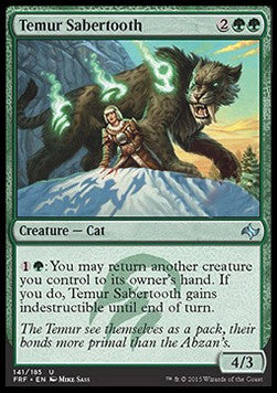 Temur-Säbelzahntiger FRF-141 Uncommon Excellent Deutsch