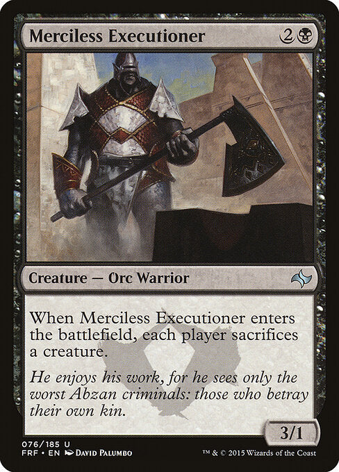 Merciless Executioner FRF-76 Uncommon Excellent Englisch