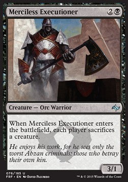 Merciless Executioner FRF-76 Uncommon Good Englisch