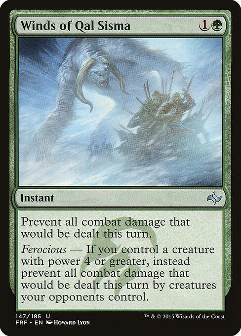 Winds of Qal Sisma FRF-147 Uncommon Excellent Englisch