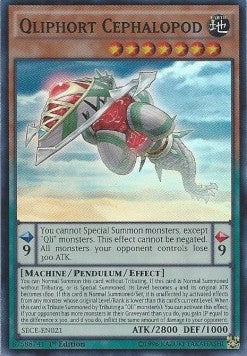 Qliphort Cephalopod SECE-021 Super Rare Excellent Englisch 1. Auflage