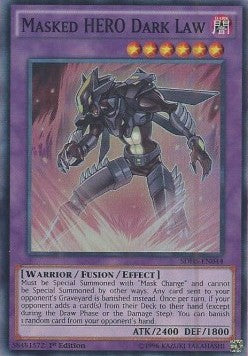 Maskierter HELD Dunkles Gesetz SDHS-044 Super Rare Excellent Deutsch