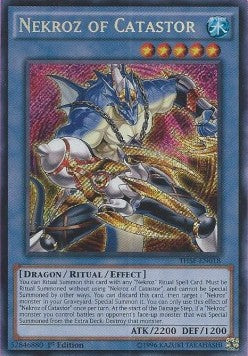 Nekroz von Catastor THSF-018 Secret Rare Light Played Deutsch
