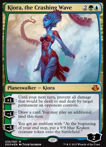 Kiora, die brandende Welle DDO-34 Mythic Excellent Englisch Foil