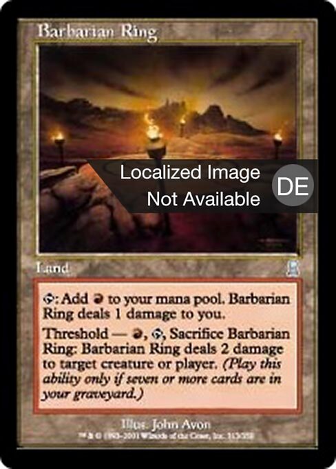Barbaren-Kampfring ODY-313 Uncommon Played Deutsch