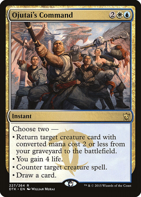 Ojutai's Command DTK-227 Rare Excellent Englisch