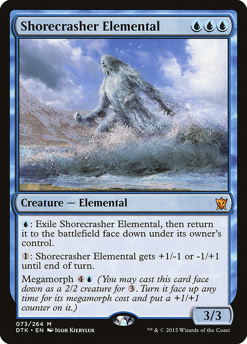 Shorecrasher Elemental DTK-73 Mythic Good Englisch