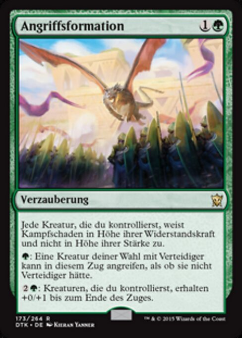 Angriffsformation DTK-173 Rare Excellent Deutsch