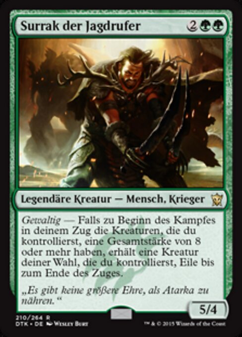 Surrak der Jagdrufer DTK-210 Rare Light Played Deutsch
