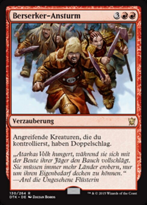 Berserker-Ansturm DTK-130 Rare Excellent Deutsch