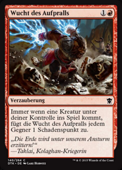 Wucht des Aufpralls DTK-140 Common Excellent Deutsch