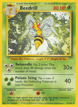 Beedrill BS-17 Rare Good Englisch