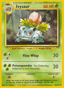 Ivysaur BS-30 Uncommon Good Englisch
