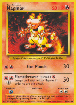 Magmar BS-36 Uncommon Good Deutsch