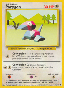 Porygon BS-39 Uncommon Good Deutsch