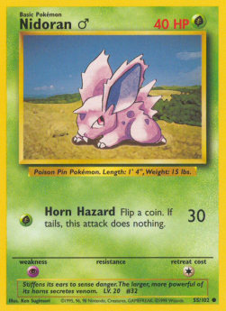 Nidoran BS-55 Common Excellent Deutsch
