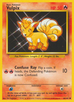 Vulpix BS-68 Common Light Played Deutsch 1. Auflage