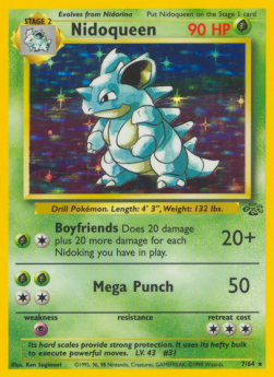 Nidoqueen JU-7 Holo Rare Good Deutsch