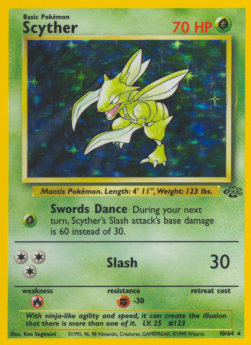 Scyther JU-10 Holo Rare Excellent Englisch