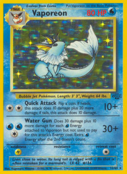 Aquana JU-12 Holo Rare Good Deutsch