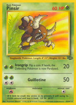 Pinsir JU-25 Rare Excellent Englisch
