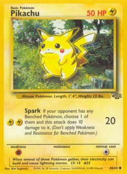 Pikachu JU-60 Common Played Deutsch