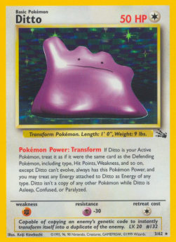 Ditto FO-3 Holo Rare Poor Englisch