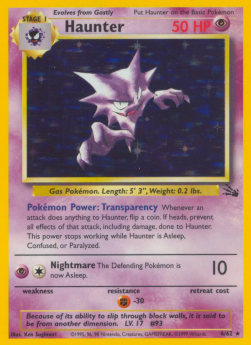 Haunter FO-6 Holo Rare Light Played Englisch