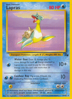 Lapras FO-25 Rare Good Deutsch
