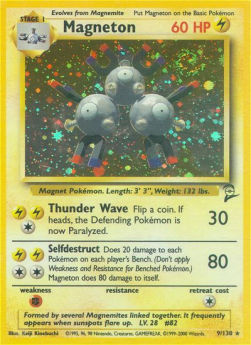 Magneton B2-9 Holo Rare Light Played Englisch