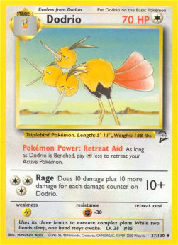 Dodrio B2-37 Uncommon Played Englisch