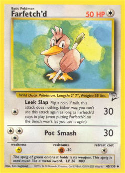 Farfetch'd B2-40 Uncommon Excellent Englisch