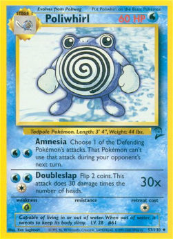 Poliwhirl B2-57 Uncommon Played Englisch