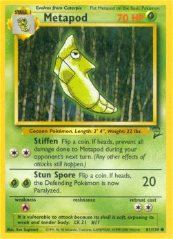 Metapod B2-81 Common Played Englisch