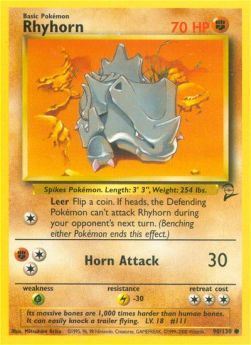Rhyhorn B2-90 Common Poor Englisch