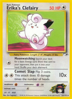 Erika's Clefairy GH-25 Rare Excellent Englisch
